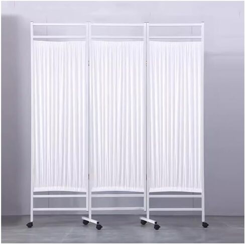 Medical Privacy Screen with Wheels, Folding & Rolling Room Divider - Indoor Privacy Partition, Office/Beauty Salon/Hospital Temporary Wall in Saudi Arabia
