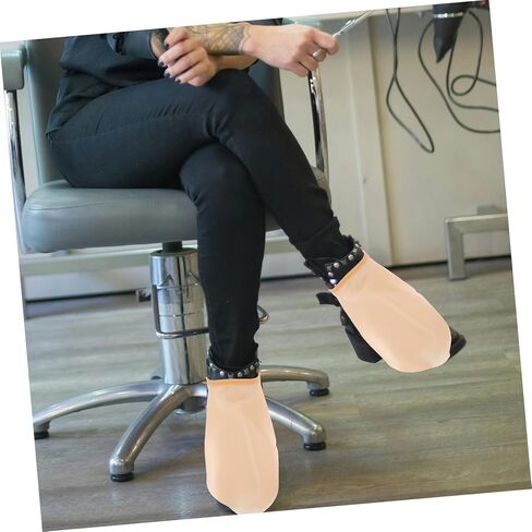 SHERCHPRY 1Pair Hair Stylist Shoes Covers Durable Silicone Shoe Protector for Salon Haircut Home Use Stretchable Dirt Resistant Versatile Fit for All in Saudi Arabia