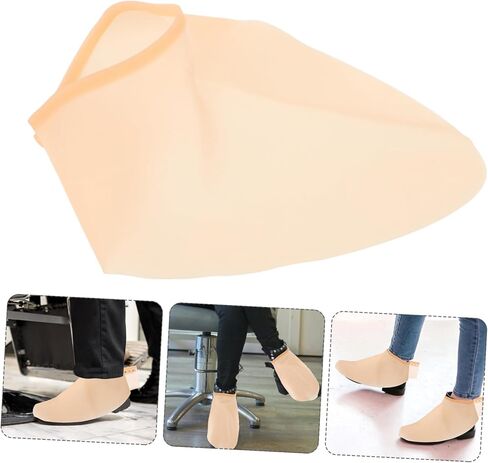 SHERCHPRY 1Pair Hair Stylist Shoes Covers Durable Silicone Shoe Protector for Salon Haircut Home Use Stretchable Dirt Resistant Versatile Fit for All in Saudi Arabia