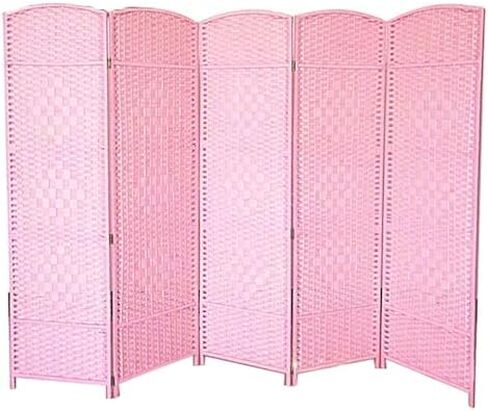 Freestanding Folding Privacy Screen, Indoor Movable Protective Separator Partition Decorative Room Divider in Saudi Arabia