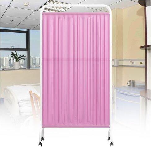 Privacy Screen, with Wheels - Folding Protective Room Divider, for Office, Restaurant, Salon, Hospital - Portable Partition Screen in Saudi Arabia