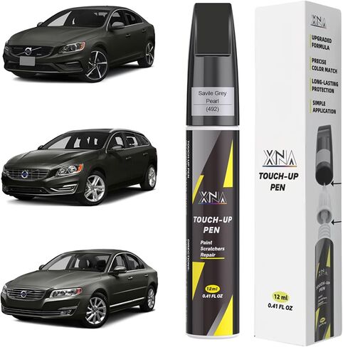 XNA Crystal White(707) for Volvo Touch Up Paint, Car Scratch Remover for Nicks and Chips Repair, 2-In-1 Quick & Easy Fix Car Scratch Repair Kit with Exact Color-Matched in Saudi Arabia