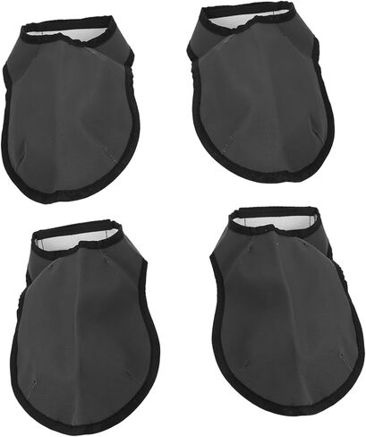 Ciieeo 4Pcs Hairdressing Cloth Shoe Covers for Barbers and Stylists Haircut Foot Protectors for Salon Use Easy to Clean and Reusable in Saudi Arabia