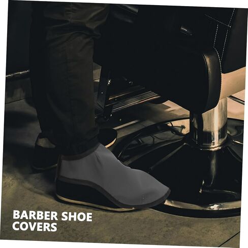 Ciieeo 4Pcs Hairdressing Cloth Shoe Covers for Barbers and Stylists Haircut Foot Protectors for Salon Use Easy to Clean and Reusable in Saudi Arabia