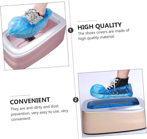200Pcs Disposable Shoe Covers Non Slip Shoe Covers for Household Use Breathable Type Shoe Booties for Model Rooms Laboratories and Rainy Days in Saudi Arabia