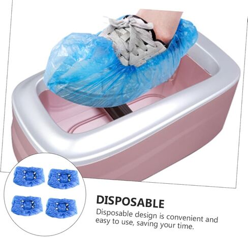 200Pcs Disposable Shoe Covers Non Slip Shoe Covers for Household Use Breathable Type Shoe Booties for Model Rooms Laboratories and Rainy Days in Saudi Arabia