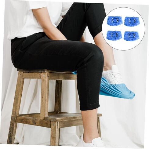 200Pcs Disposable Shoe Covers Non Slip Breathable Shoe Protective Cases for Home Office Laboratory Use and Lightweight Design for Dust in Saudi Arabia