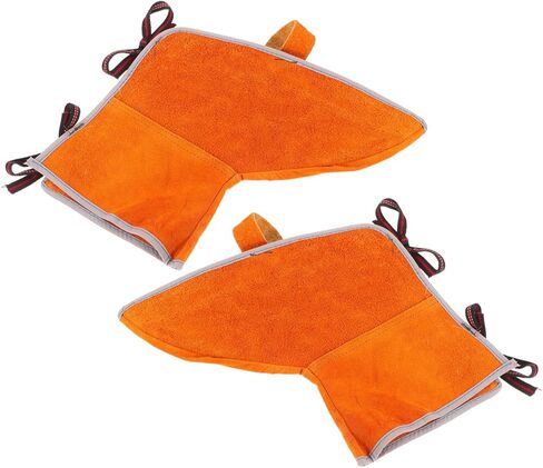 1Pair Welding Socks Durable Heat Resistant Leather Foot Covers for Welders Comfortable Ergonomic Design Comprehensive Safety From Sparks and Hot Splashes for Welding in Saudi Arabia