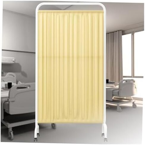 Portable 6ft Folding Room Divider on Wheels - 3-Panel Privacy Screen for Patient Rooms, Salons & Health Facilities - Versatile, Durable, and Stylish Color Options in Saudi Arabia