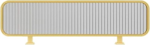 Stainless Steel Countertop Divider for Dining Areas Semi Privacy Screen Panel for Restaurant Bar Hotel and Office, Gold-7.87x39.37in/20x100CM in Saudi Arabia