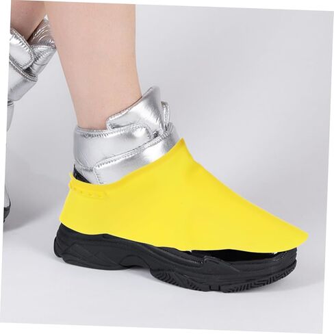 OUNONA 1Pair Barber Shoes Covers Hairdressing Shoe Protector for Hair Stylists Easy to Use Comfortable Fit for Outdoor Activities Durable Washable Design in Saudi Arabia