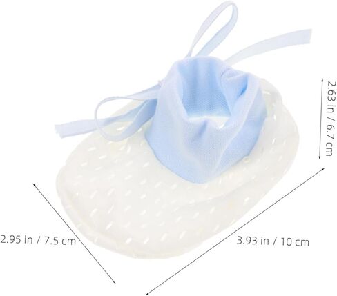 PartyKindom 1Pair Breathable Newborn Foot Covers with Drawstring Scratch Mesh Sleeves for Boy Girl Comfortable Protection for Warm Weather Use in Saudi Arabia