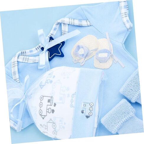 PartyKindom 1Pair Breathable Newborn Foot Covers with Drawstring Scratch Mesh Sleeves for Boy Girl Comfortable Protection for Warm Weather Use in Saudi Arabia