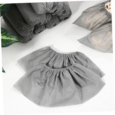 Sosoport 100Pcs Disposable Shoe Covers Overshoes for Indoor Use Breathable and Comfortable Shoe Protectors for Fits in Saudi Arabia