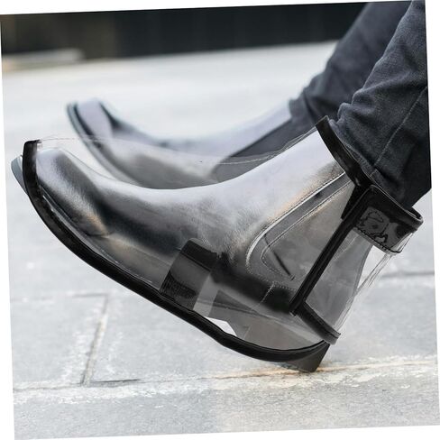 PartyKindom 2Pairs Haircut Shoes Covers Non Slip Reusable Cloaks for Barbers Hair Stylists and Outdoor Use Convenient Design for Easy Wear and Removal in Saudi Arabia