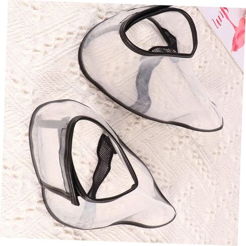 SAFIGLE 1Pair Hairdressing Shoe Covers for Barbers S Hair Fragmentation Protector Durable and Transparent for Hairdressers and Food Service Professionals Easy to Wear in Saudi Arabia