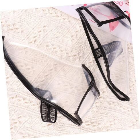 SAFIGLE 1Pair Hairdressing Shoe Covers for Barbers S Hair Fragmentation Protector Durable and Transparent for Hairdressers and Food Service Professionals Easy to Wear in Saudi Arabia