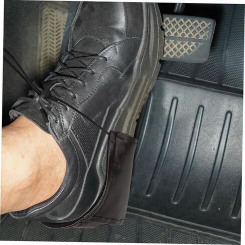 2Pcs Practical Heel Protectors for Driving Unique PU Shoe Covers for Men and Women Wear Resistant Design Comfortable Liner for All Shoe Types in Saudi Arabia