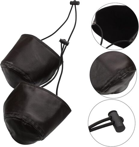 2Pcs Practical Heel Protectors for Driving Unique PU Shoe Covers for Men and Women Wear Resistant Design Comfortable Liner for All Shoe Types in Saudi Arabia