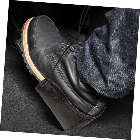 2Pcs Practical Heel Protectors for Driving Unique PU Shoe Covers for Men and Women Wear Resistant Design Comfortable Liner for All Shoe Types in Saudi Arabia
