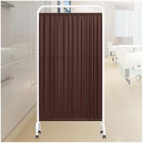 6ft Rolling Folding Privacy Divider - 3-Panel Portable Screen for Wards, Beauty Salons & Health Facilities - Color 5, Mobile Room Separator, Easy Setup, Space-Saving Solution in Saudi Arabia