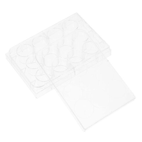 لوحة زراعة الخلايا Luxshiny ذات 12 فتحة للتجارب المعملية، غطاء صينية زراعة الأنسجة غير القابل للتصرف، لوحة تفاعل المختبر لزراعة الخلايا in Kuwait