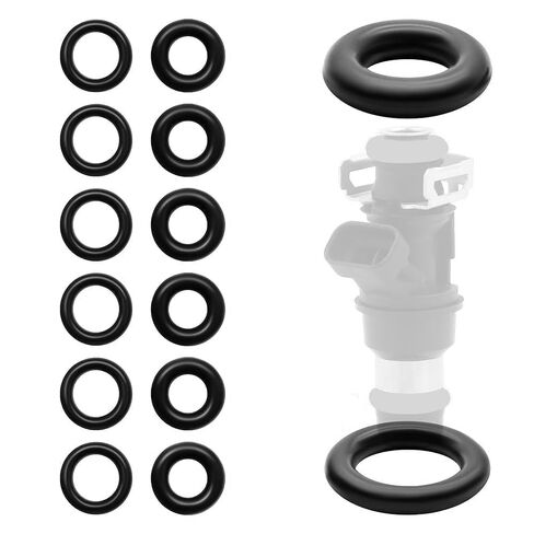 30pcs Fuel Injector Repair Kits O-Ring Filter Cap Rebuild Set Compatible with Universal Vehicle Model Replaces 17113553 in Saudi Arabia