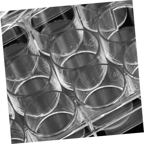 Alipis 10-Piece Cell Culture Plate Set Lid High Transparency Flat Bottom Tissue Culture Tray for Laboratory Use for Biology Experiments in Saudi Arabia