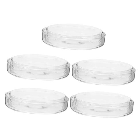 Zerodeko 5pcs Dishes Petri Dishes for Science Experiments and Teaching Protective Lids for Cell Culturing in Saudi Arabia