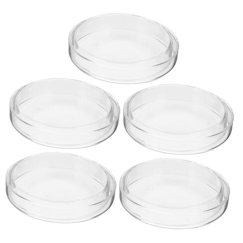 Alipis 5pcs Culture Dishes Lid Culture Plates for Laboratory Use Lightweight for Easy Sample Observation in Saudi Arabia