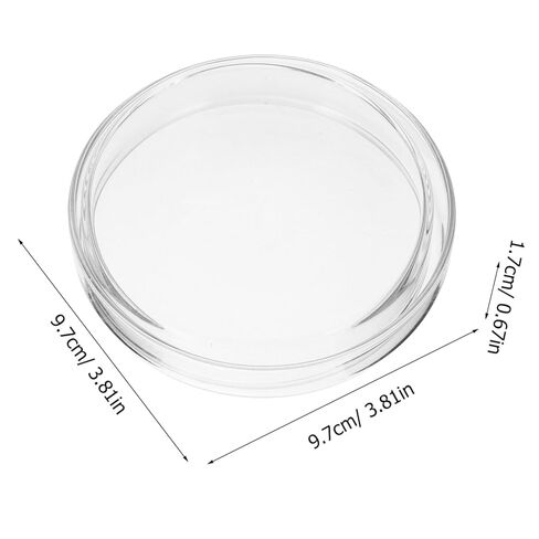 Alipis 5pcs Culture Dishes Lid Culture Plates for Laboratory Use Lightweight for Easy Sample Observation in Saudi Arabia