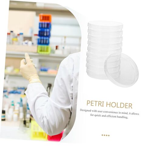 10pcs Plastic Petri Dishes with Lids for Cell Culture Laboratory Experiments and Cultivation Versatile Lab Dishes for Science Projects in Saudi Arabia