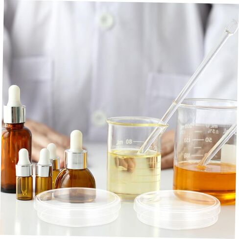 10pcs Plastic Petri Dishes with Lids for Cell Culture Laboratory Experiments and Cultivation Versatile Lab Dishes for Science Projects in Saudi Arabia