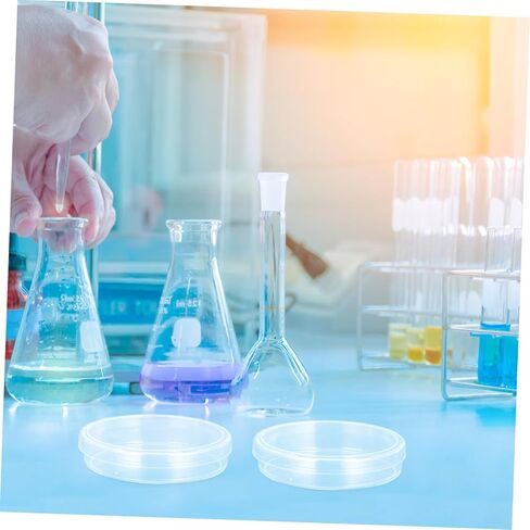 10pcs Plastic Petri Dishes with Lids for Cell Culture Laboratory Experiments and Cultivation Versatile Lab Dishes for Science Projects in Saudi Arabia