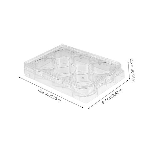 Holibanna Cell Culture Plate Non-Treated Tissue Culture Plate Small Tray Agar Plates Culture Plate Laboratory Culture Plate Culture Plate with Lid Tissue Culture Tool Large White Polystyrene in Saudi Arabia