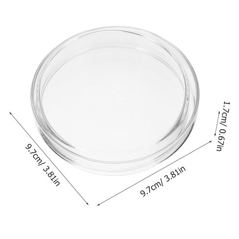 5 قطع من أطباق الثقافة الشفافة من Luxshiny بغطاء أطباق مختبر البورسليكات لمراقبة العينة بشكل آمن وسهولة التعامل معها in Kuwait