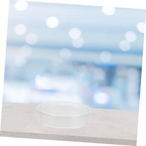 Holibanna 6pcs High Borosilicate Dish Culture Dishes Clear Tissue Cell Plates Lids Laboratory School Science Dish with Lid Agar Dishes for Mushrooms Transparent Glass in Saudi Arabia