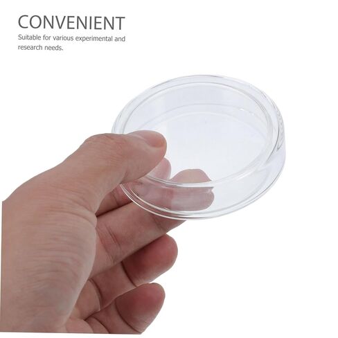 Holibanna 6pcs High Borosilicate Dish Culture Dishes Clear Tissue Cell Plates Lids Laboratory School Science Dish with Lid Agar Dishes for Mushrooms Transparent Glass in Saudi Arabia