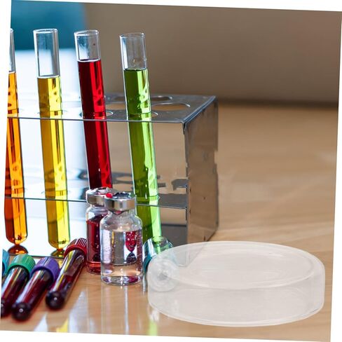 Holibanna 6pcs High Borosilicate Dish Culture Dishes Clear Tissue Cell Plates Lids Laboratory School Science Dish with Lid Agar Dishes for Mushrooms Transparent Glass in Saudi Arabia