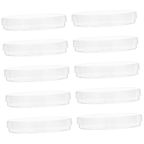 Zerodeko 10pcs Plastic Petri Dishes Lid Sturdy Laboratory Plates for and Cell Culture for School Science Projects and Experiment Storage in Saudi Arabia
