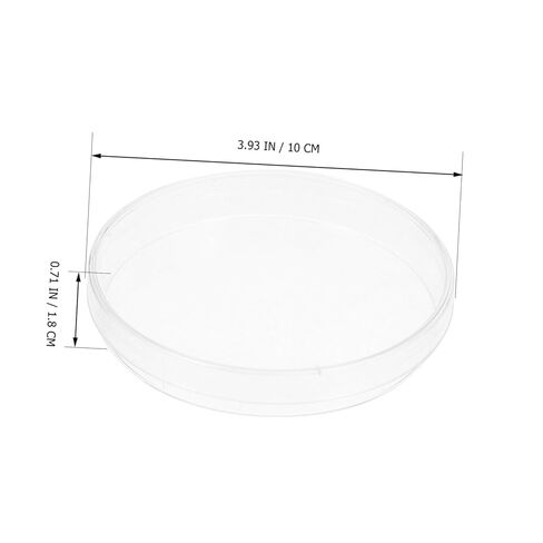 Zerodeko 10pcs Plastic Petri Dishes Lid Sturdy Laboratory Plates for and Cell Culture for School Science Projects and Experiment Storage in Saudi Arabia