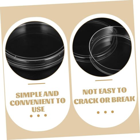 Zerodeko 10pcs Plastic Petri Dishes Lid Sturdy Laboratory Plates for and Cell Culture for School Science Projects and Experiment Storage in Saudi Arabia