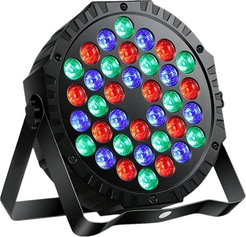 Par Lights Stage Lights Uplights LED RGB Lighting DMX512 Sound Activation Multiple Lighting Modes Party Light for DJ, Disco, Stage, Wedding - 4 Packs in Saudi Arabia