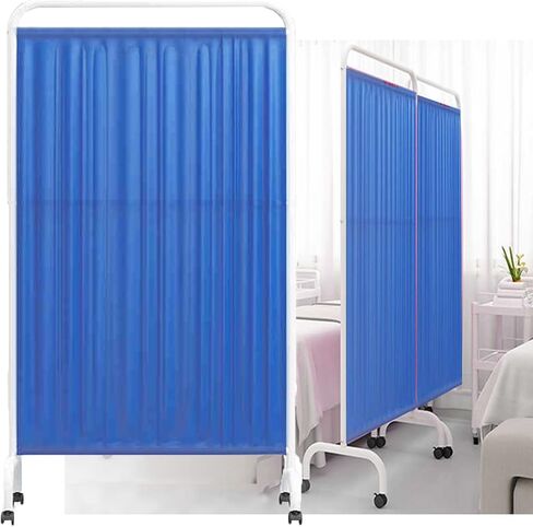 Folding 3-Panel Medical Privacy Screen, 6FT Portable Wall Divider for Clinics, Hospitals, Nursing Homes, Examination Rooms - Temporary Privacy Solution, Color-1 in Saudi Arabia