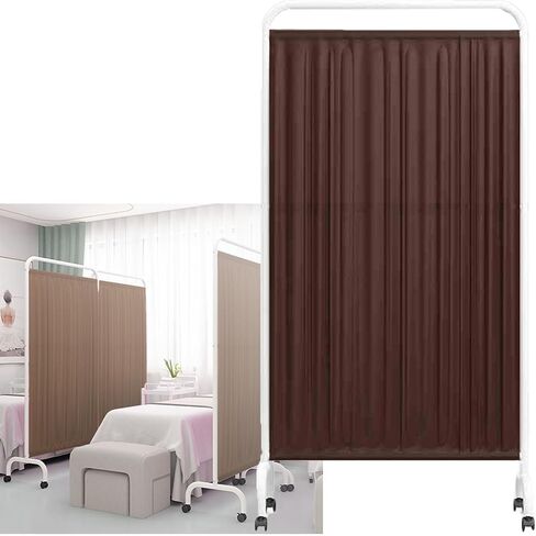 Folding 3-Panel Medical Privacy Screen, 6FT Portable Wall Divider for Clinics, Hospitals, Nursing Homes, Examination Rooms - Temporary Privacy Solution, Color-1 in Saudi Arabia