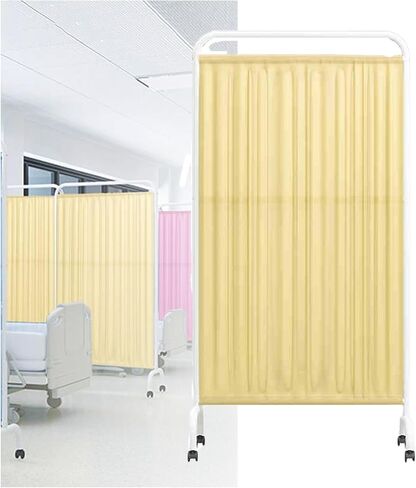 Folding 3-Panel Medical Privacy Screen, 6FT Portable Wall Divider for Clinics, Hospitals, Nursing Homes, Examination Rooms - Temporary Privacy Solution, Color-1 in Saudi Arabia