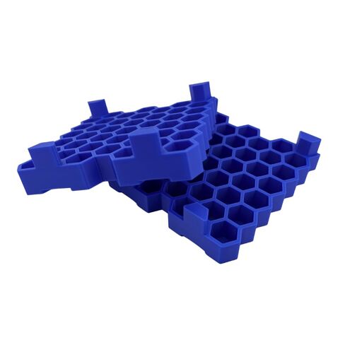 Peptide Vial Rack 84 Slot | Stackable 3 ml Holder 2 Pack | Hexagon Organizer for Semaglutide GLP-1 | Fits 18 mm x 39 mm | USA Made in Saudi Arabia