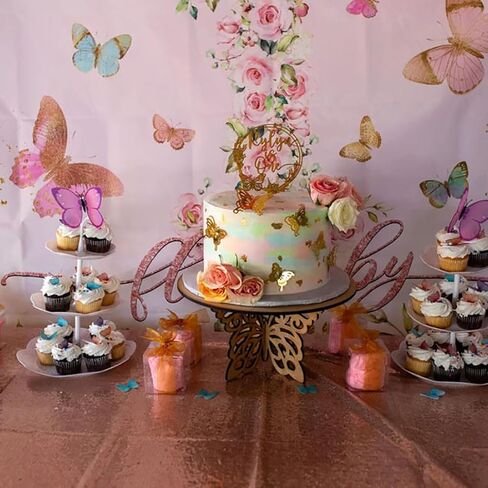 Butterfly Cake Stand for Wedding Decorations, Birthday Party Cakes, Butterfly Theme Cake Decoration,Wedding Cake Display, Birthday Cake Stand in Saudi Arabia