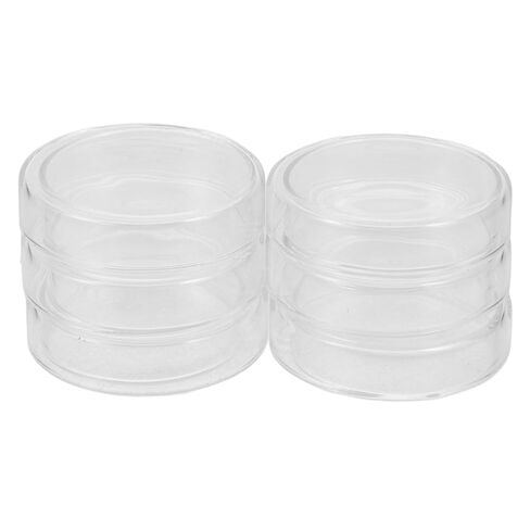 Cabilock 6 Pack Laboratory Petri Dishes High Borosilicate Glass Plates Lids Chemistry in Saudi Arabia