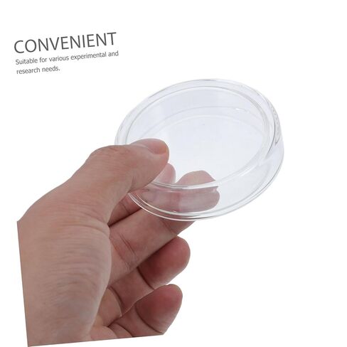Cabilock 6 Pack Laboratory Petri Dishes High Borosilicate Glass Plates Lids Chemistry in Saudi Arabia